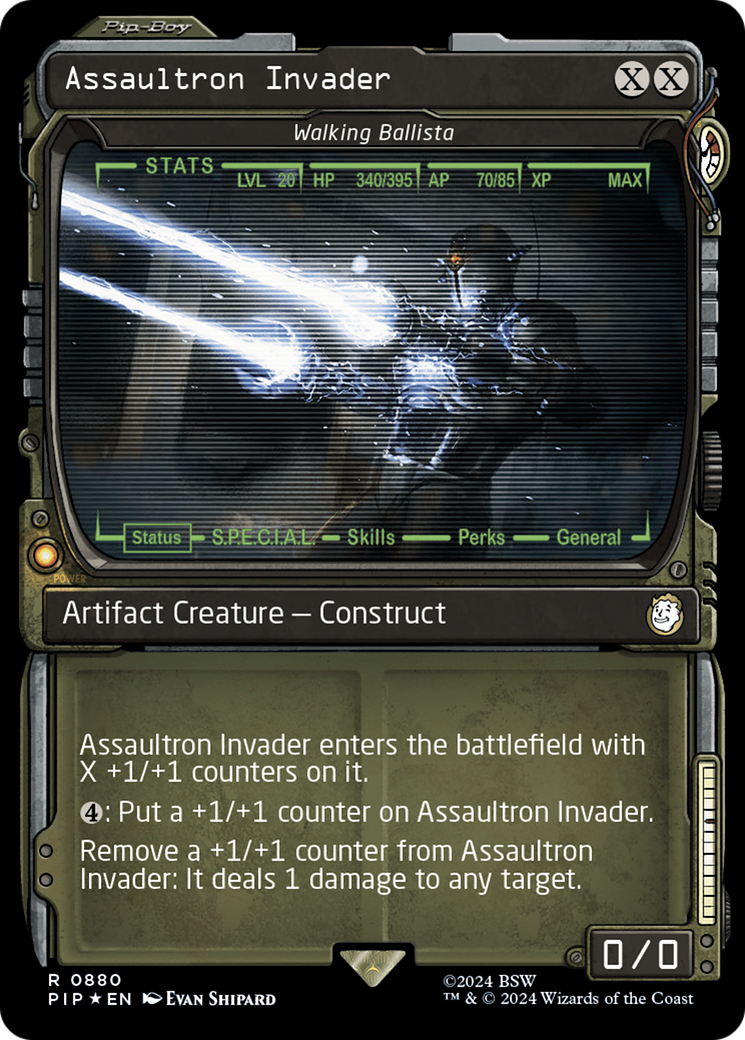 Assaultron Invader - Walking Ballista (Surge Foil) [Fallout] | Shuffle n Cut Hobbies & Games