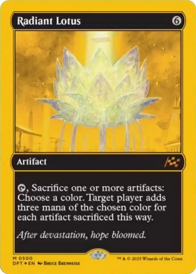 Radiant Lotus (First-Place Foil) [Aetherdrift] | Shuffle n Cut Hobbies & Games