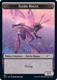 Faerie Rogue Token (015) [Secret Lair Drop Series] | Shuffle n Cut Hobbies & Games