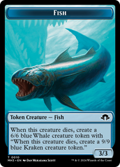 Servo // Fish Double-Sided Token [Modern Horizons 3 Tokens] | Shuffle n Cut Hobbies & Games