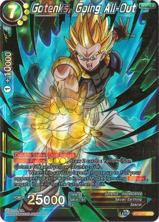 Gotenks, Going All-Out (BT10-110) [Rise of the Unison Warrior 2nd Edition] | Shuffle n Cut Hobbies & Games