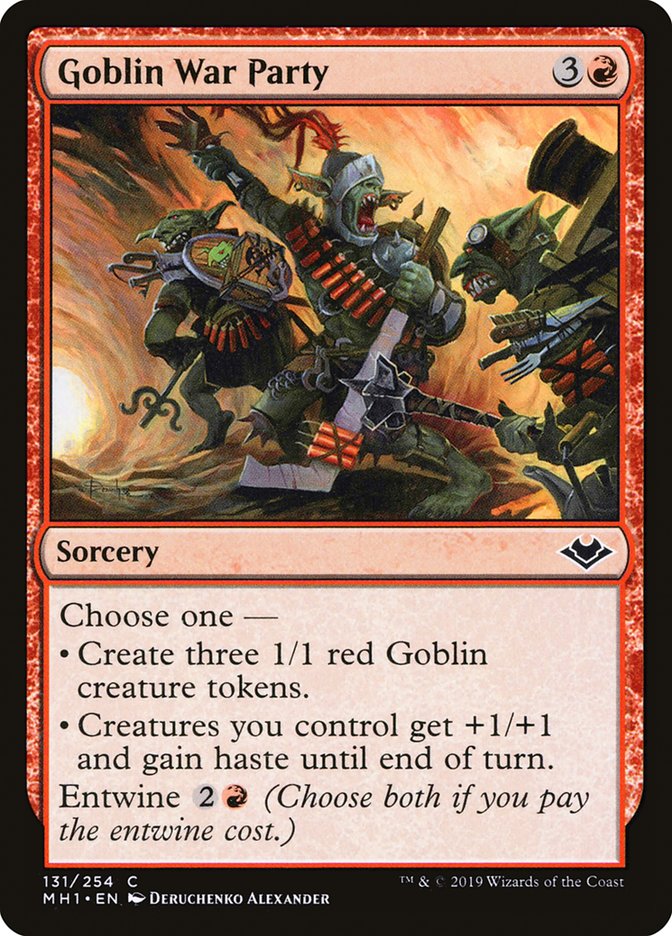 Goblin War Party [Modern Horizons] | Shuffle n Cut Hobbies & Games