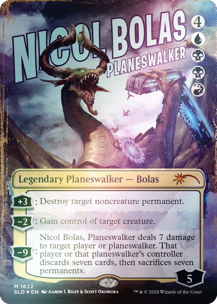 Nicol Bolas, Planeswalker (Rainbow Foil) [Secret Lair Drop Series] | Shuffle n Cut Hobbies & Games