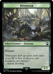 Gnome // Dinosaur (0001) Double-Sided Token [The Lost Caverns of Ixalan Tokens] | Shuffle n Cut Hobbies & Games