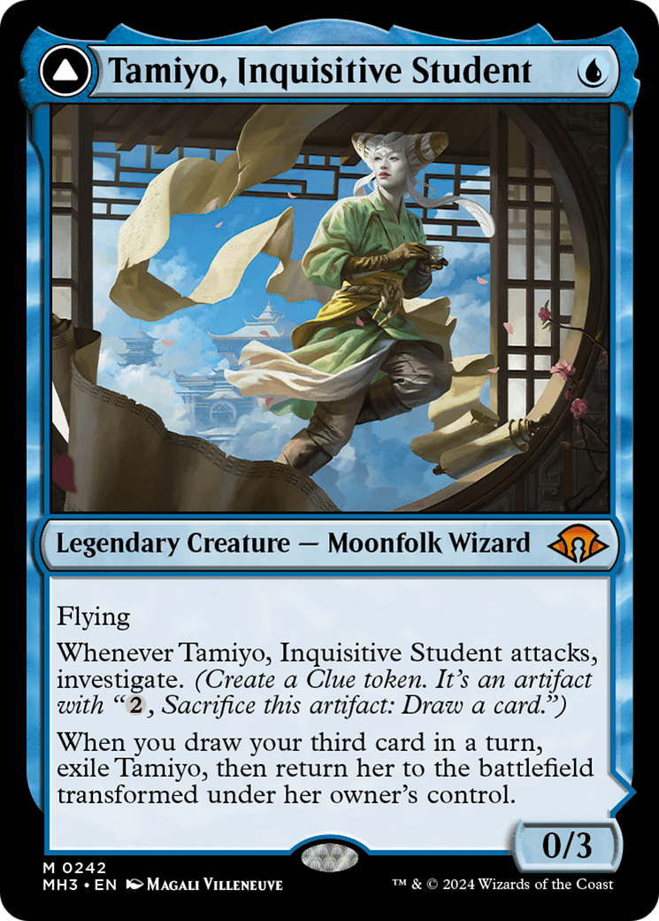 Tamiyo, Inquisitive Student // Tamiyo, Seasoned Scholar [Modern Horizons 3] | Shuffle n Cut Hobbies & Games