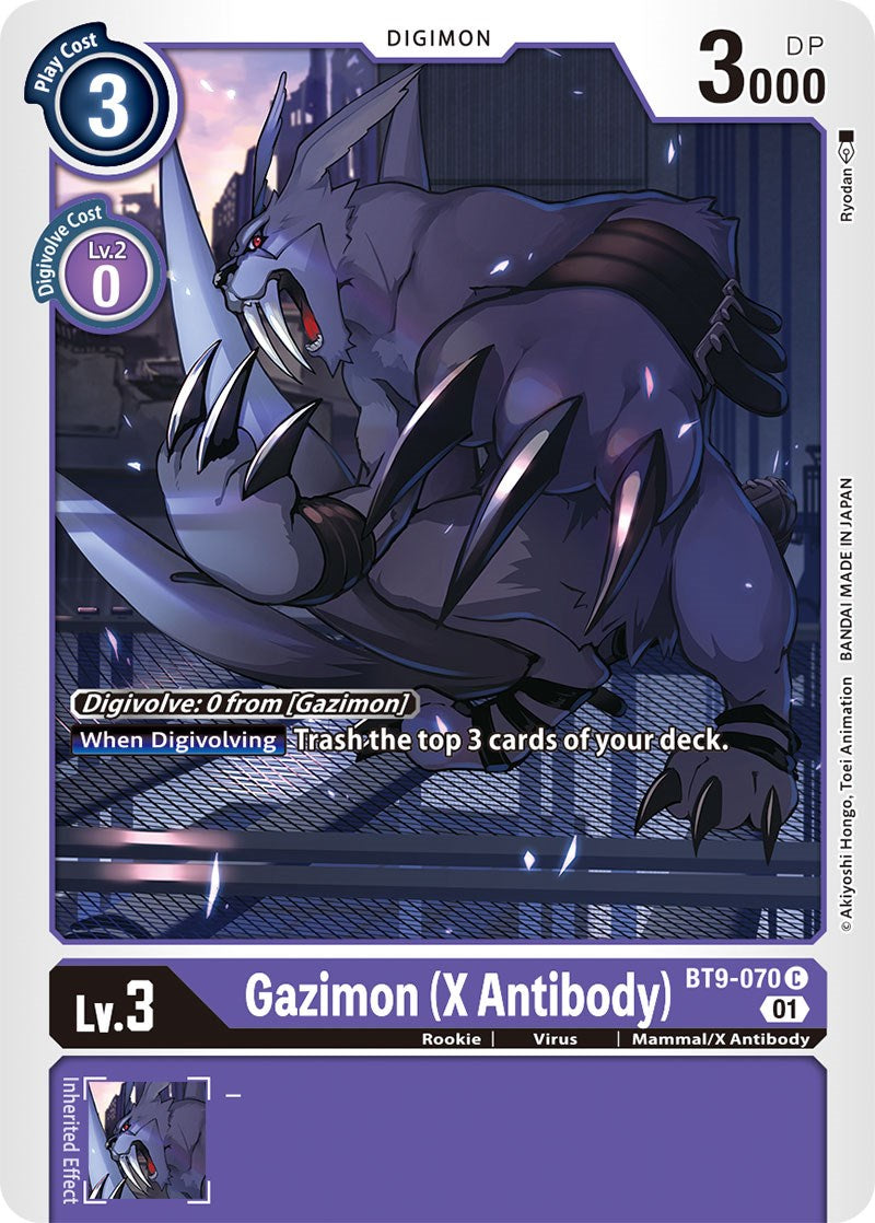 Gazimon (X Antibody) [BT9-070] [X Record] | Shuffle n Cut Hobbies & Games