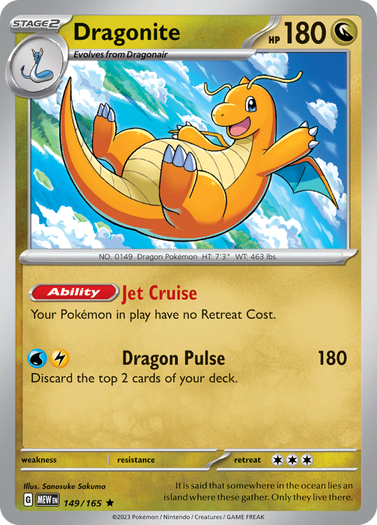 Dragonite (149/165) [Scarlet & Violet 151] | Shuffle n Cut Hobbies & Games