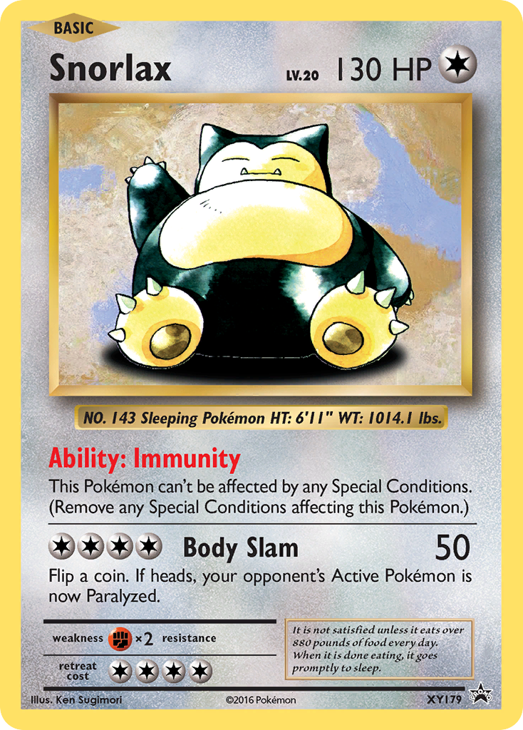 Snorlax (XY179) [XY: Black Star Promos] | Shuffle n Cut Hobbies & Games