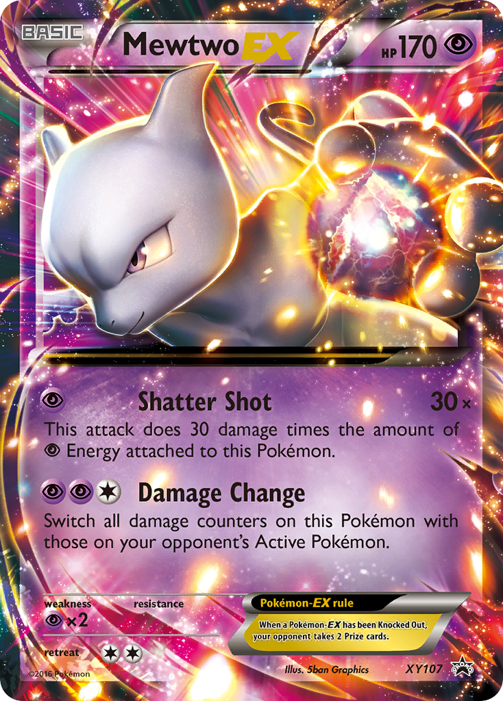 Mewtwo EX (XY107) [XY: Black Star Promos] | Shuffle n Cut Hobbies & Games