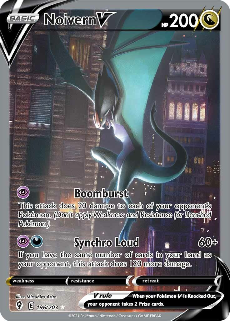 Noivern V (196/203) [Sword & Shield: Evolving Skies] | Shuffle n Cut Hobbies & Games