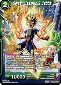 Saiyan Teamwork Cabba (OTAKON 2019) (P-041) [Promotion Cards] | Shuffle n Cut Hobbies & Games