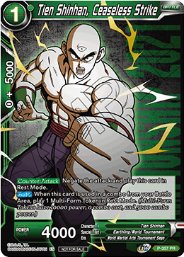 Tien Shinhan, Ceaseless Strike (Gold Stamped) (P-357) [Tournament Promotion Cards] | Shuffle n Cut Hobbies & Games