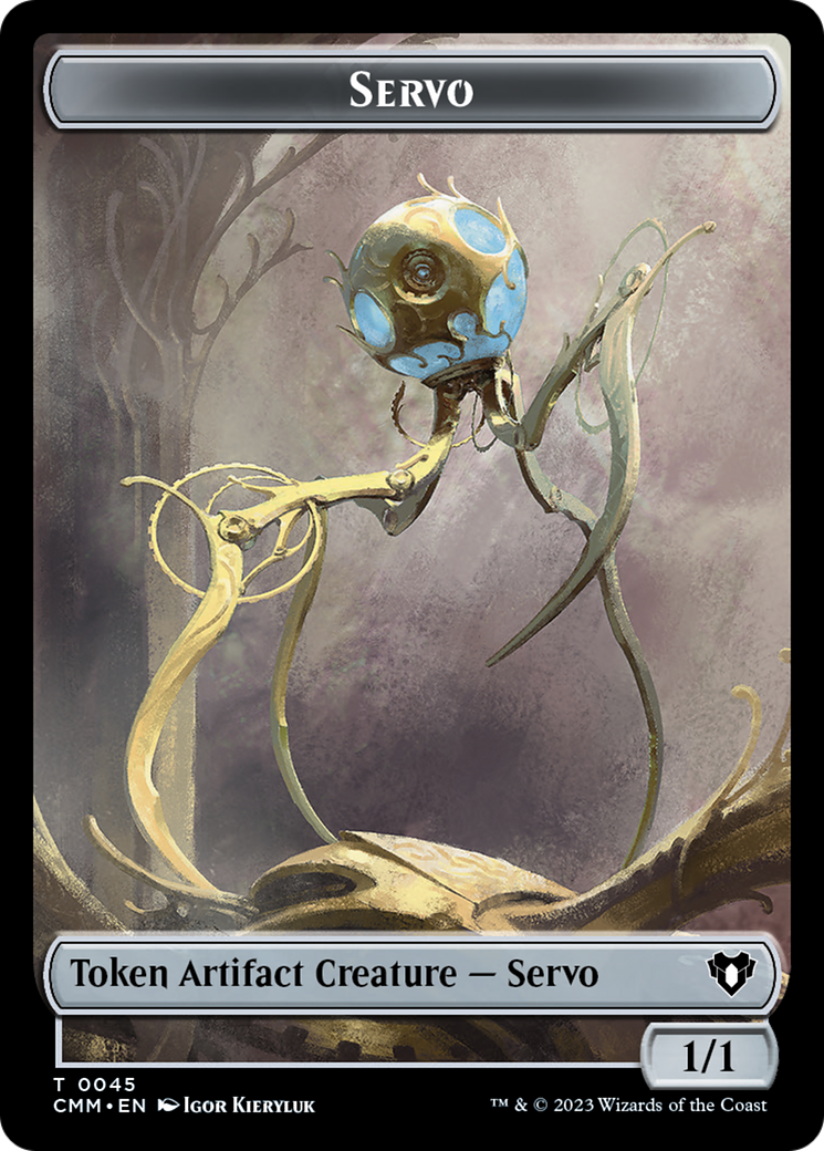 Servo Token [Commander Masters Tokens] | Shuffle n Cut Hobbies & Games