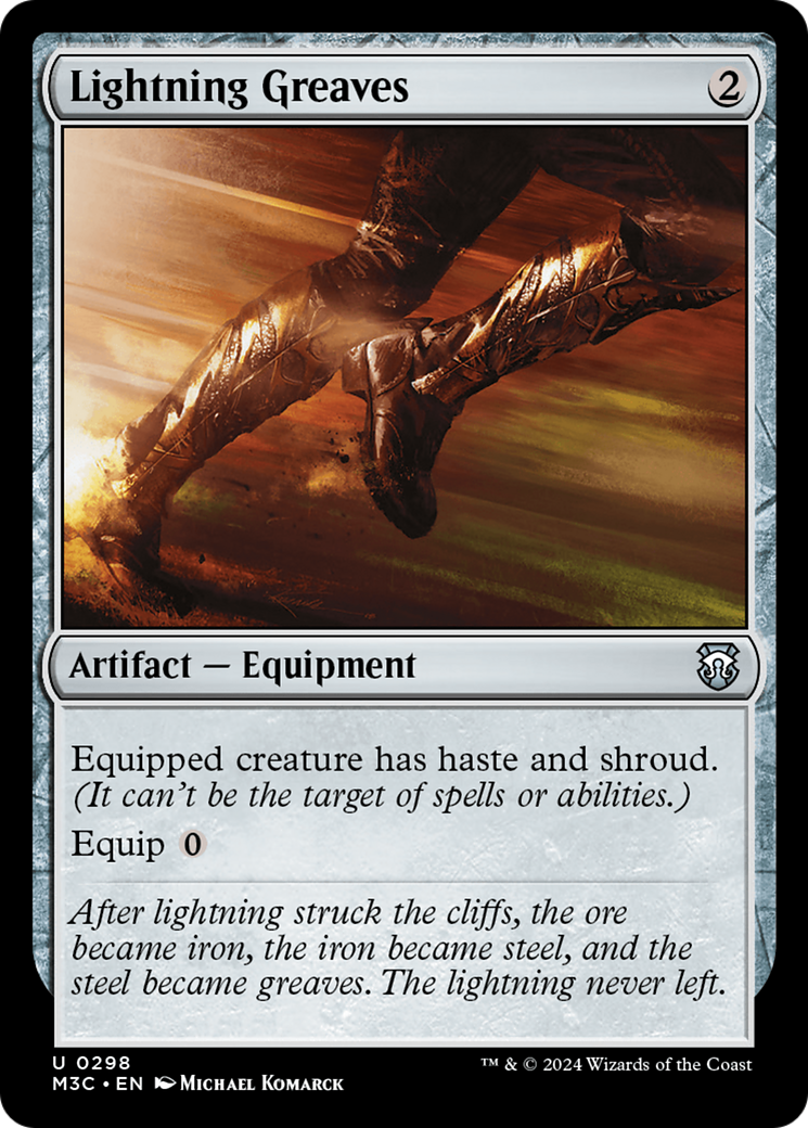 Lightning Greaves [Modern Horizons 3 Commander] | Shuffle n Cut Hobbies & Games