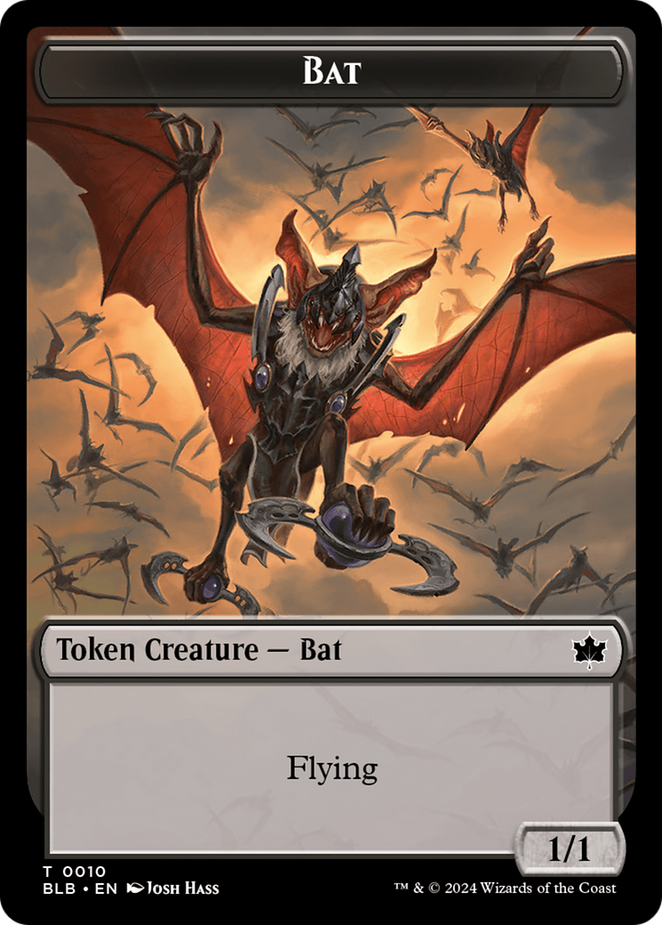 Bat Token [Bloomburrow Tokens] | Shuffle n Cut Hobbies & Games