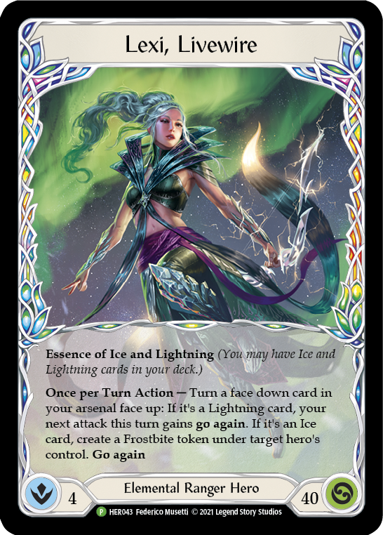 Lexi, Livewire [HER043] (Promo)  Cold Foil | Shuffle n Cut Hobbies & Games