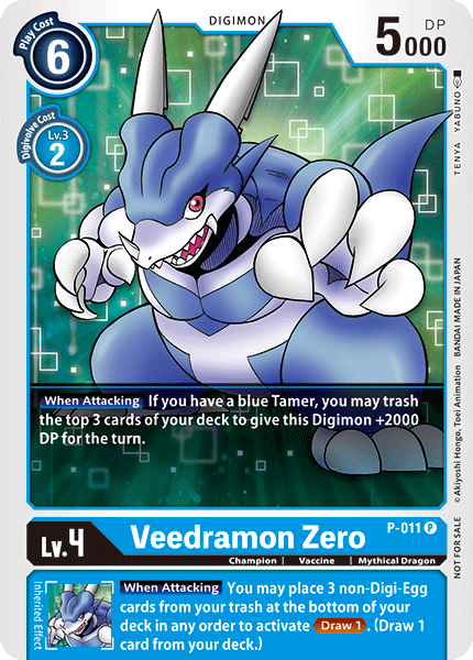 Veedramon Zero [P-011] [Promotional Cards] | Shuffle n Cut Hobbies & Games