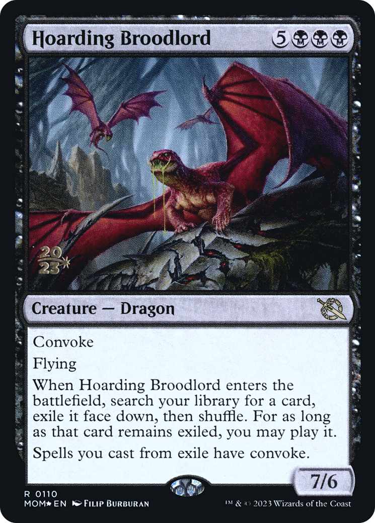 Hoarding Broodlord [March of the Machine Prerelease Promos] | Shuffle n Cut Hobbies & Games