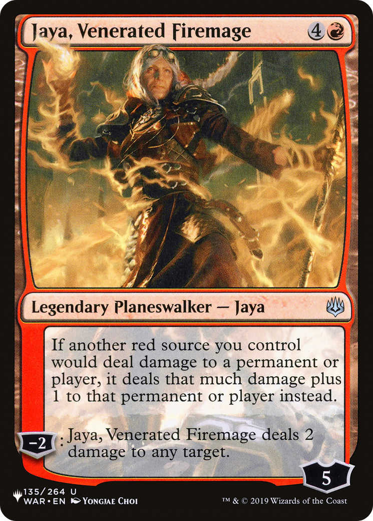 Jaya, Venerated Firemage [The List] | Shuffle n Cut Hobbies & Games