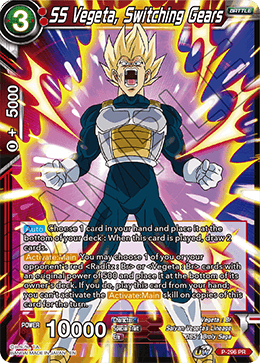 SS Vegeta, Switching Gears (P-296) [Tournament Promotion Cards] | Shuffle n Cut Hobbies & Games