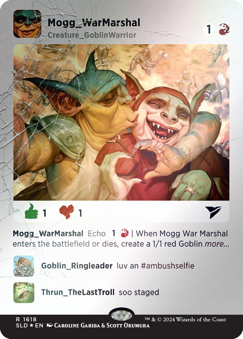 Mogg War Marshal (Rainbow Foil) [Secret Lair Drop Series] | Shuffle n Cut Hobbies & Games