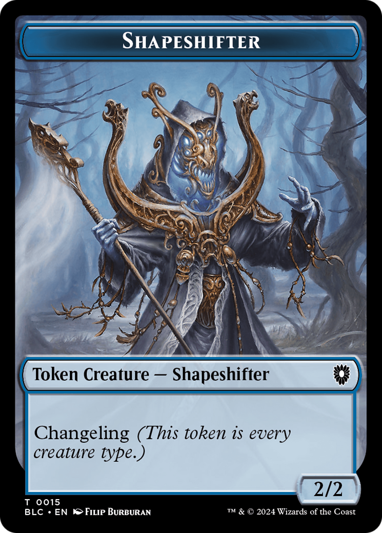 Pest // Shapeshifter Double-Sided Token [Bloomburrow Commander Tokens] | Shuffle n Cut Hobbies & Games