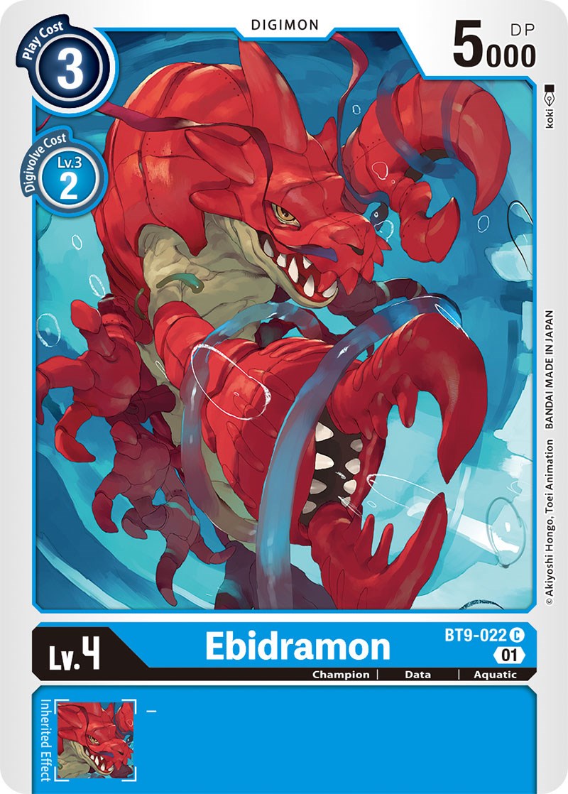 Ebidramon [BT9-022] [X Record] | Shuffle n Cut Hobbies & Games