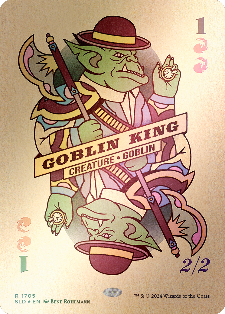 Goblin King (1705) (Rainbow Foil) [Secret Lair Drop Series] | Shuffle n Cut Hobbies & Games