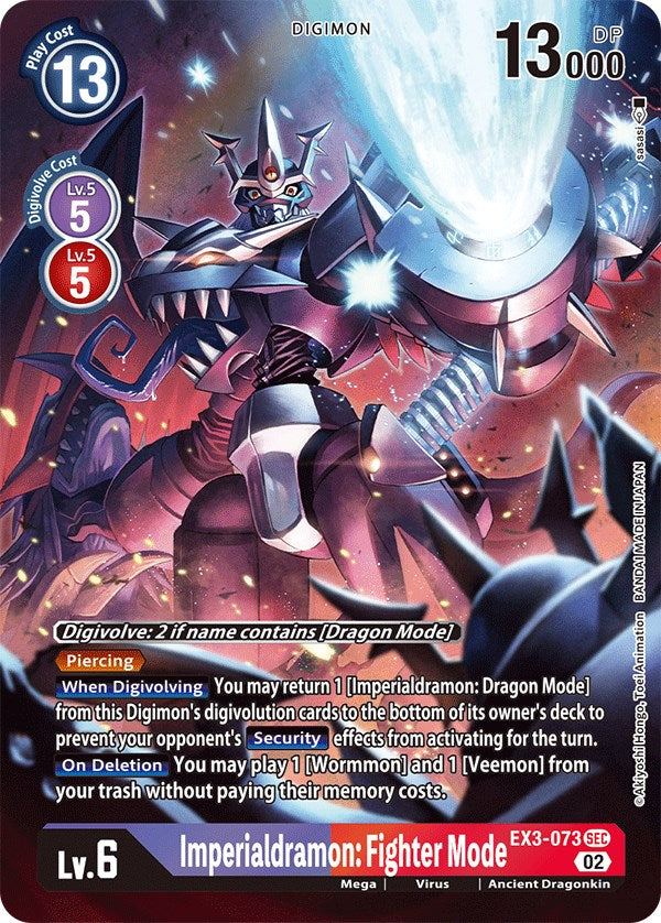 Imperialdramon: Fighter Mode [EX3-073] (Alternate Art) [Draconic Roar] | Shuffle n Cut Hobbies & Games