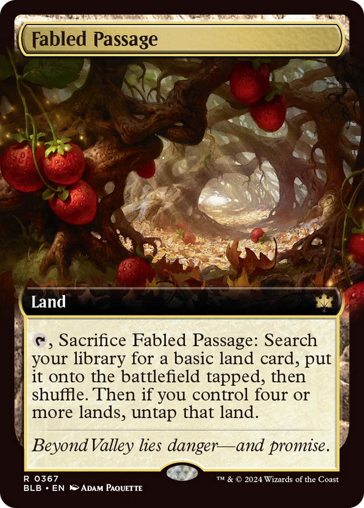 Fabled Passage (Extended Art) [Bloomburrow] | Shuffle n Cut Hobbies & Games