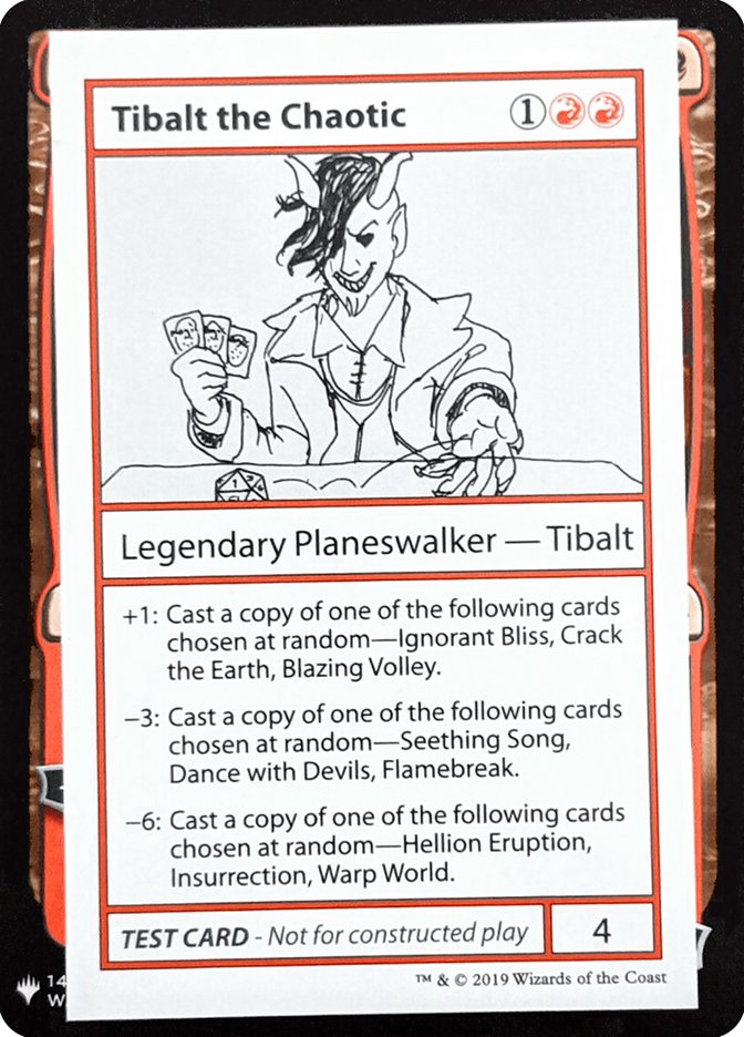 Tibalt the Chaotic [Mystery Booster Playtest Cards] | Shuffle n Cut Hobbies & Games