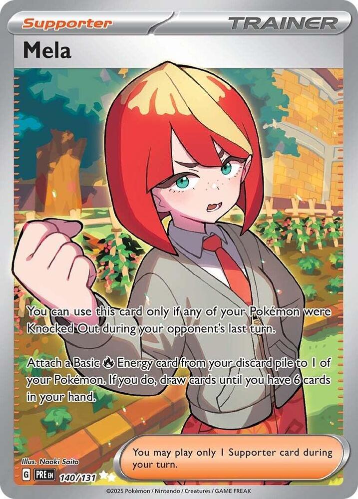 Mela (140/131) [Scarlet & Violet: Prismatic Evolutions] | Shuffle n Cut Hobbies & Games