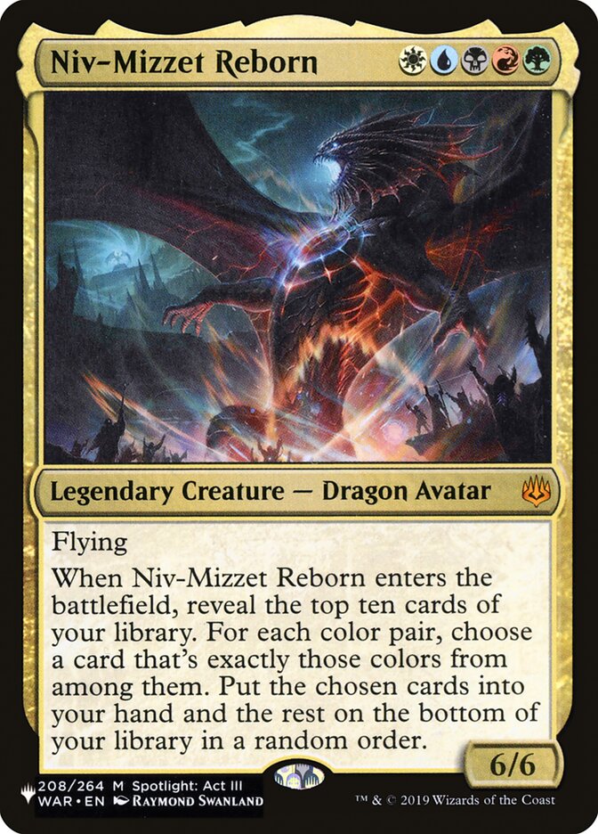 Niv-Mizzet Reborn [The List] | Shuffle n Cut Hobbies & Games