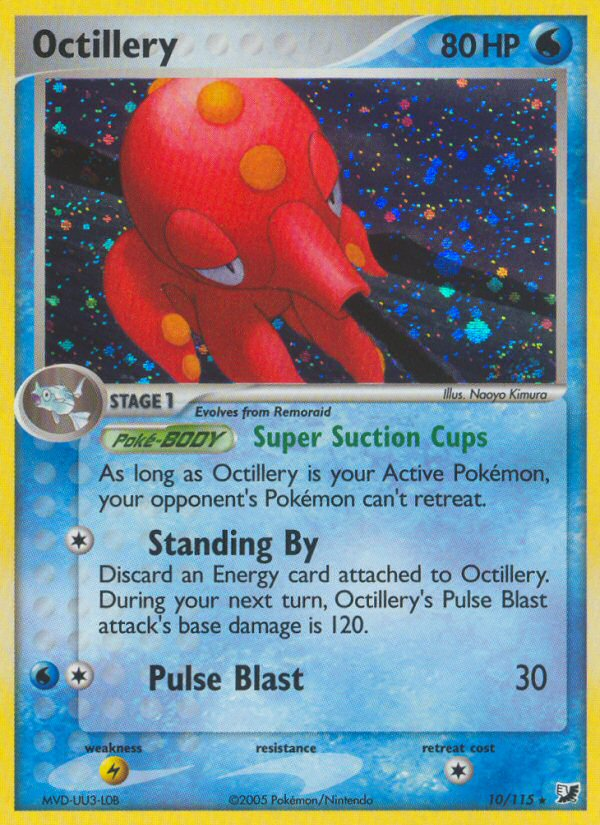 Octillery (10/115) [EX: Unseen Forces] | Shuffle n Cut Hobbies & Games