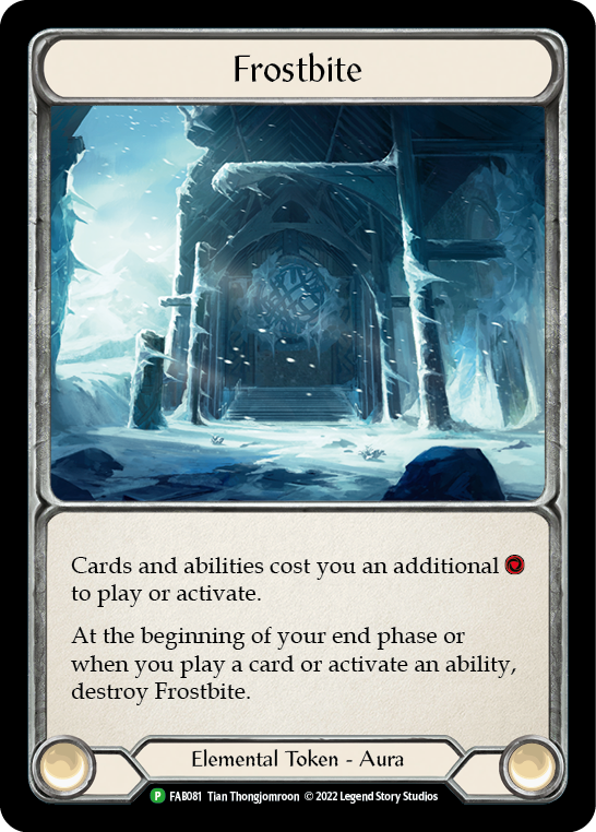 Frostbite [FAB081] (Promo)  Cold Foil | Shuffle n Cut Hobbies & Games