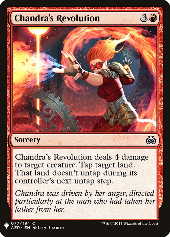 Chandra's Revolution [Mystery Booster] | Shuffle n Cut Hobbies & Games