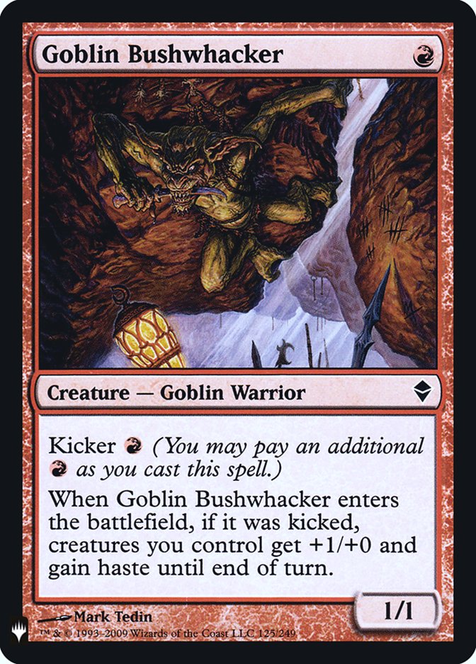 Goblin Bushwhacker [Mystery Booster] | Shuffle n Cut Hobbies & Games