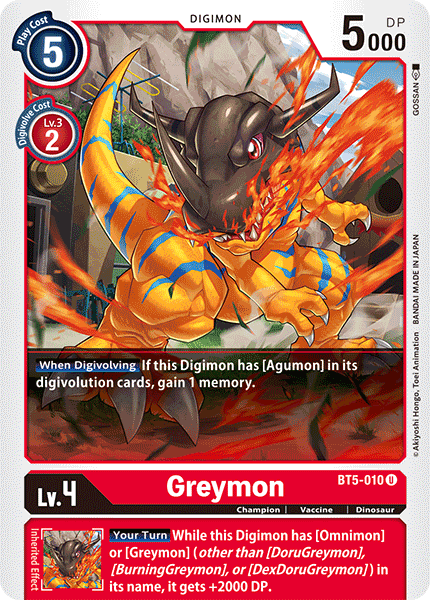 Greymon [BT5-010] [Battle of Omni] | Shuffle n Cut Hobbies & Games