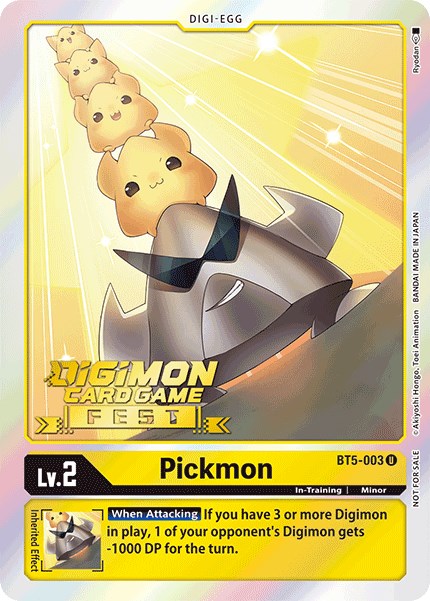 Pickmon [BT5-003] (Digimon Card Game Fest 2022) [Battle of Omni Promos] | Shuffle n Cut Hobbies & Games