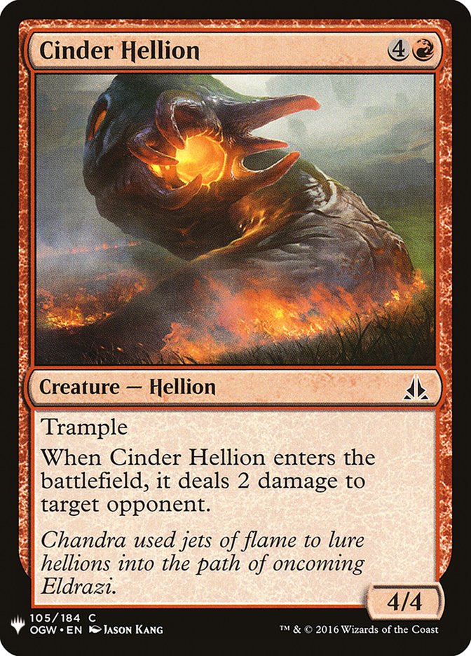 Cinder Hellion [Mystery Booster] | Shuffle n Cut Hobbies & Games