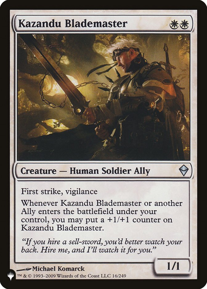 Kazandu Blademaster [The List] | Shuffle n Cut Hobbies & Games