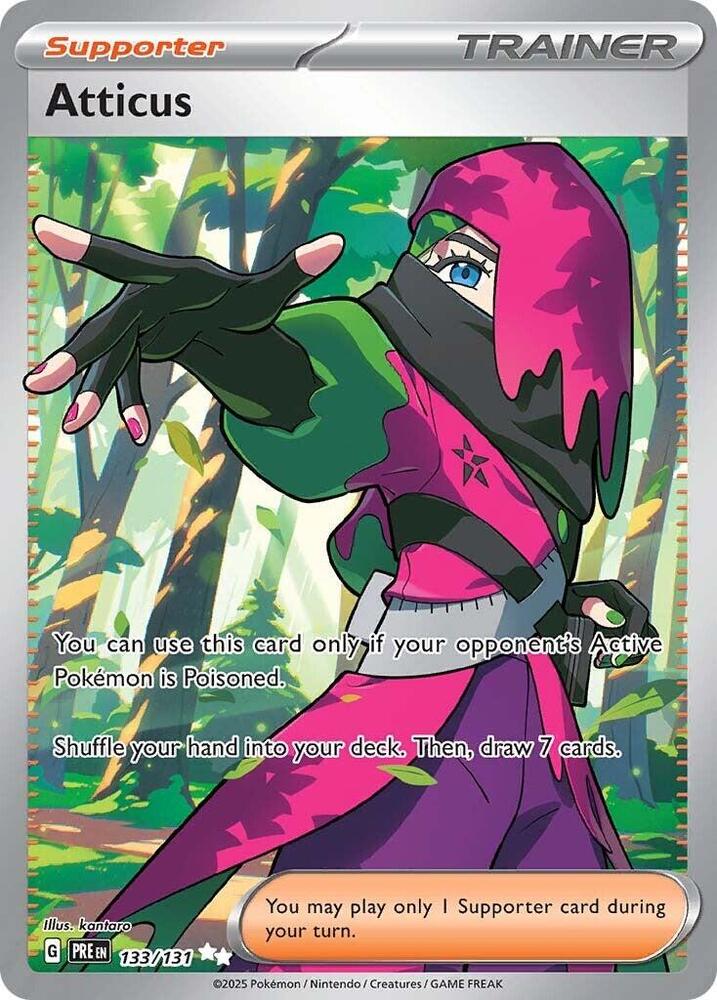 Atticus (133/131) [Scarlet & Violet: Prismatic Evolutions] | Shuffle n Cut Hobbies & Games