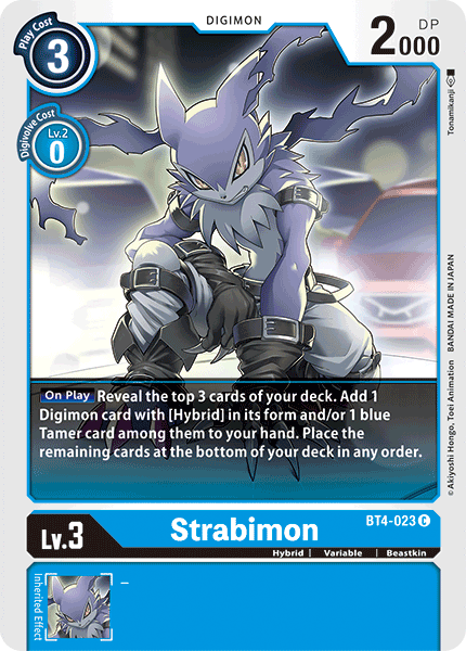 Strabimon [BT4-023] [Great Legend] | Shuffle n Cut Hobbies & Games