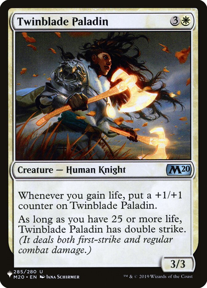 Twinblade Paladin [The List] | Shuffle n Cut Hobbies & Games