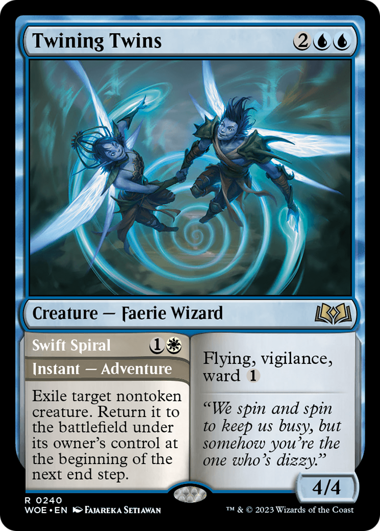 Twining Twins // Swift Spiral [Wilds of Eldraine] | Shuffle n Cut Hobbies & Games