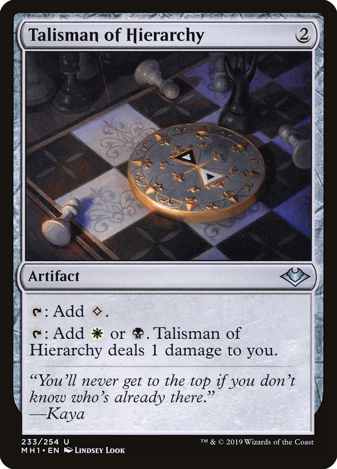 Talisman of Hierarchy [Modern Horizons] | Shuffle n Cut Hobbies & Games