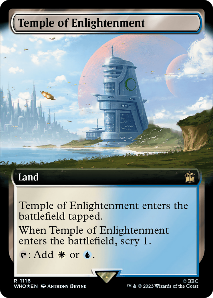 Temple of Enlightenment (Extended Art) (Surge Foil) [Doctor Who] | Shuffle n Cut Hobbies & Games