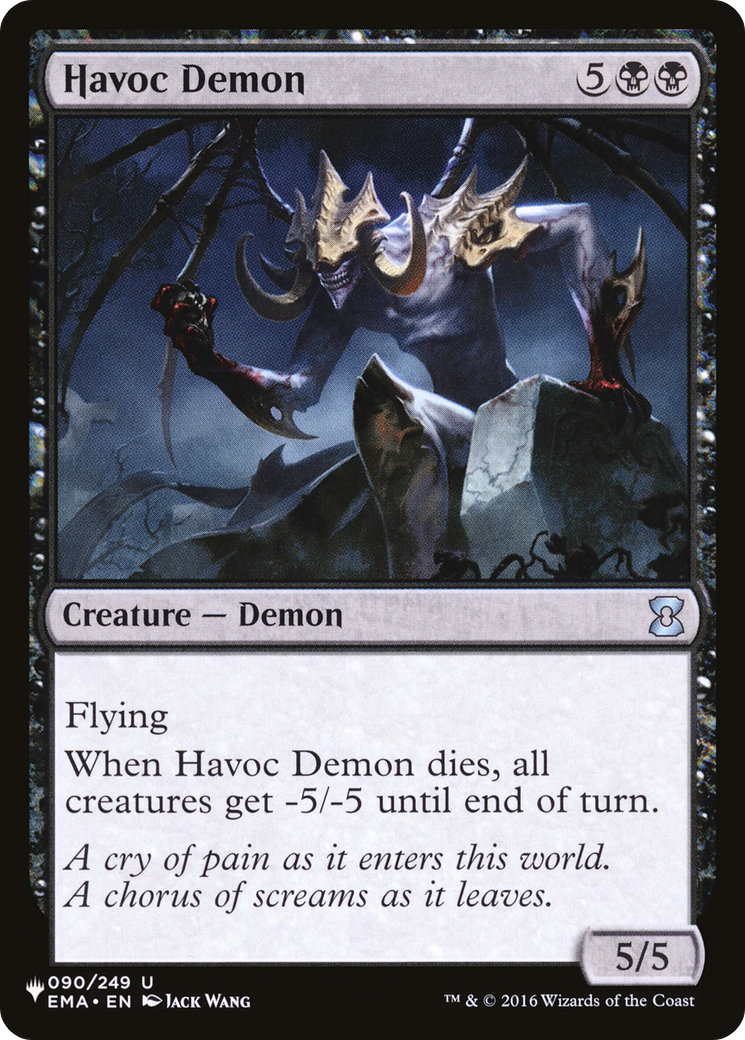 Havoc Demon [The List] | Shuffle n Cut Hobbies & Games