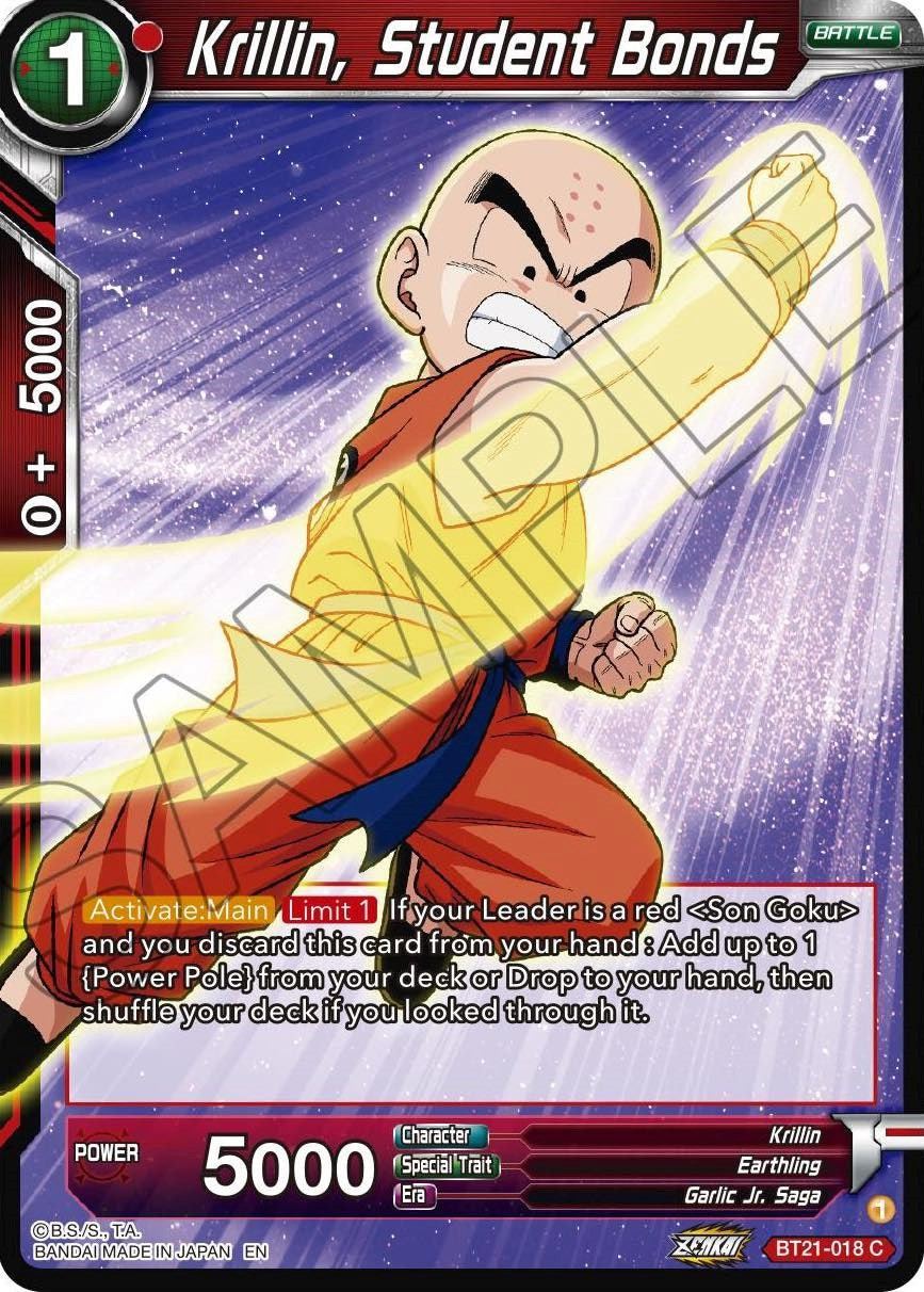 Krillin, Student Bonds (BT21-018) [Wild Resurgence] | Shuffle n Cut Hobbies & Games