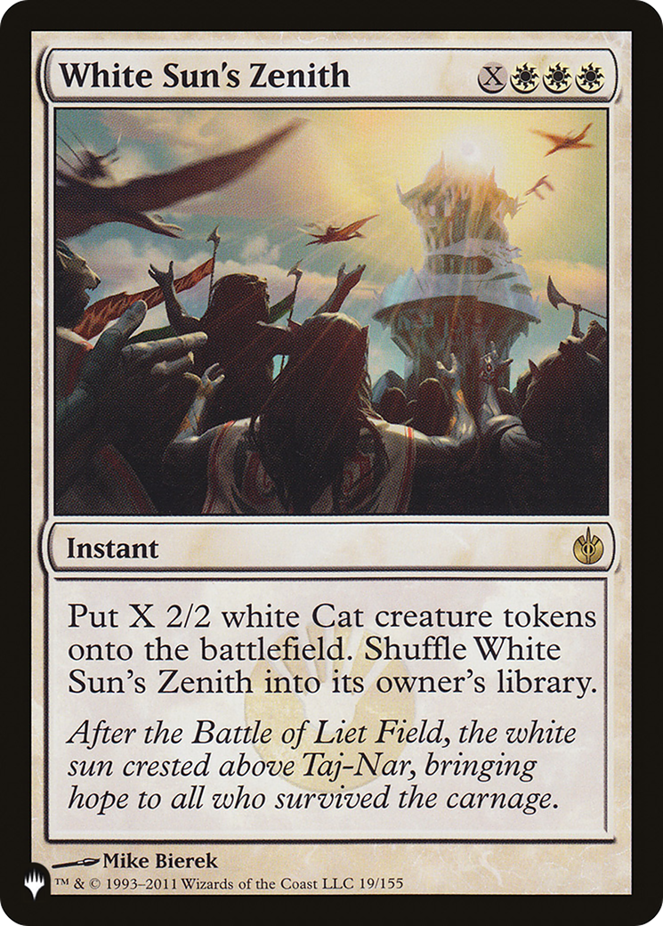 White Sun's Zenith [The List] | Shuffle n Cut Hobbies & Games